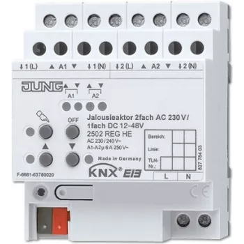 JUNG KNX žalúziový aktor REG puzdro 4TE 2502 REGHE