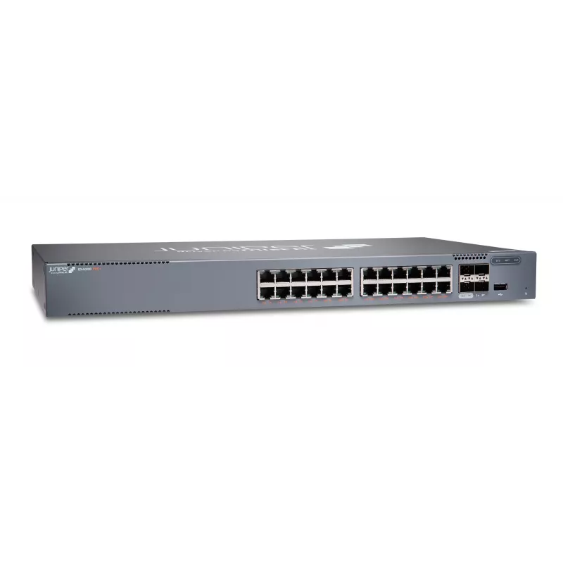 Juniper EX Series EX4000-24P switch - L3 Managed - 24 portov Gigabit PoE+ - 4x 10GbE SFP+ uplinky - rackmount 1U