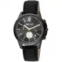 JUST CAVALLI MAN JC1G175L0245 42mm quartz analógové modrý ciferník hnedý kožený remienok hodinky