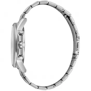 JUST CAVALLI MAN JC1G175M0255 quartz náramkové hodinky analógové 42 mm oceľový mesh remienok čierny ciferník