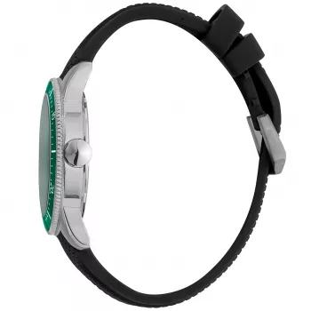 JUST CAVALLI MAN JC1G179P0015 42 mm quartz analógové hodinky - čierny ciferník, kožený remienok