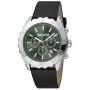 JUST CAVALLI MAN JC1G214L0015 46mm quartz analógové hodinky čierny ciferník čierny kožený náramok