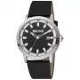 JUST CAVALLI MAN JC1G216L0015 42 mm modrý ciferník kožený remienok quartzové hodinky