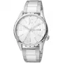 JUST CAVALLI MAN JC1G217M0055 quartz analógové 42mm oceľ pánske hodinky modrý ciferník strieborný náramok