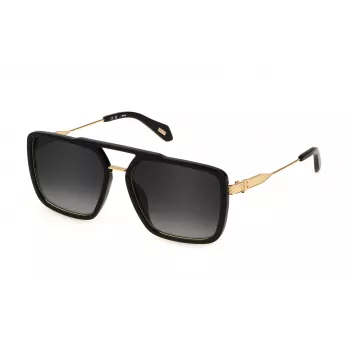 JUST CAVALLI MAN SJC040580Z42 slnečné okuliare Havana hranaté 58/17/145 mm