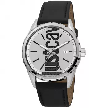 JUST CAVALLI MAN hodinky JC1G082L0105 (42mm), modrý ciferník a modrý kožený remienok