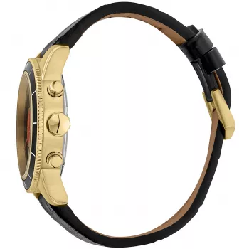 JUST CAVALLI MAN hodinky JC1G215L0025 (42mm) - čierny ciferník, kožený remienok
