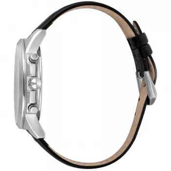 JUST CAVALLI pánske quartz hodinky JC1G175L0215 42mm modrý ciferník kožený remienok