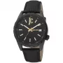Just Cavalli pánske hodinky JC1G217L0045 42mm čierny ciferník kožený remienok