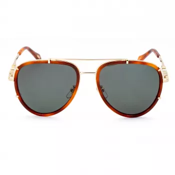 JUST CAVALLI unisex slnečné okuliare SJC029V5701GZ čierny rám sivé gradientové šošovky 57/17/140 mm