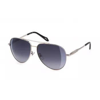 JUST CAVALLI dámske slnečné okuliare SJC029-60589X hnedý gradient Butterfly