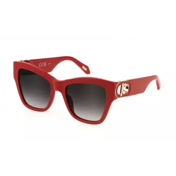 JUST CAVALLI dámske slnečné okuliare SJC037-5406XX čierny acetátový rám sivé šošovky 54 mm