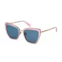 JUST CAVALLI dámske slnečné okuliare SJC092-5306SM čierna/sivá Butterfly acetát 53 mm