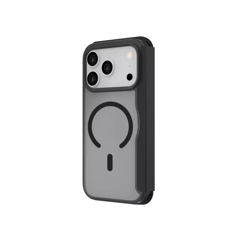 JUST MUST CHAMPION II FLIP CASE MAGSAFE pre iPhone 17 Pro, čierne