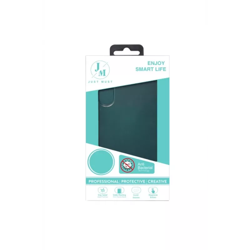 JUST MUST JM ANTI-BACTERIA TPU puzdro pre Samsung Galaxy A25 - transparentné