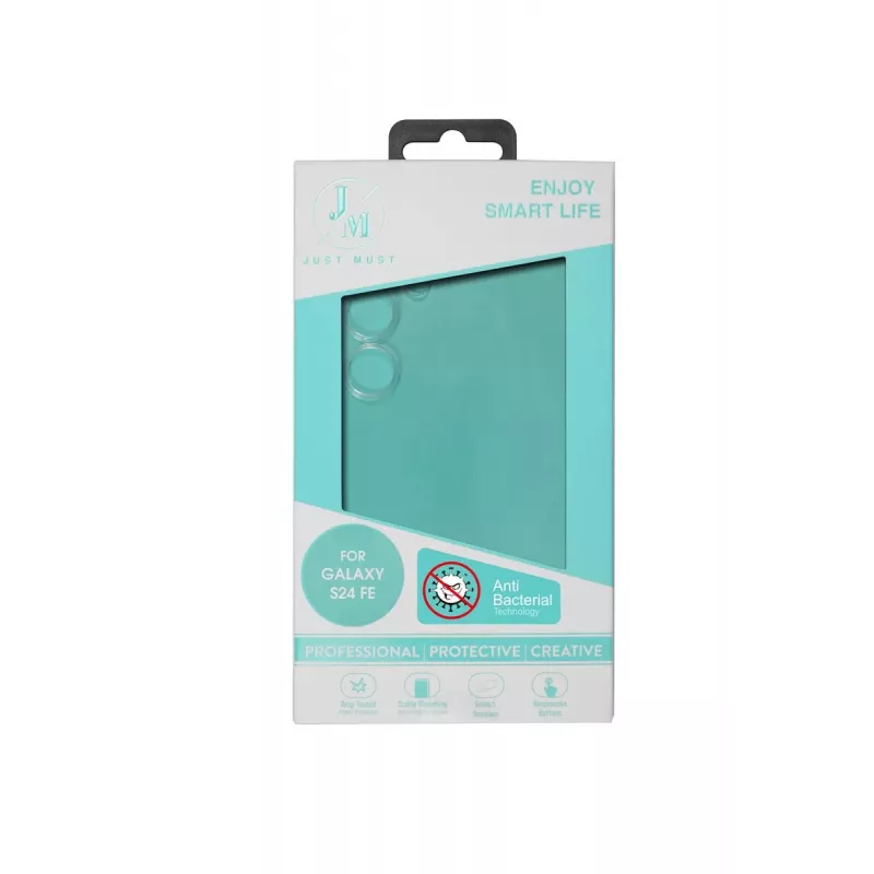 JUST MUST JM ANTI-BACTERIA TPU pre Galaxy S24 FE Clear