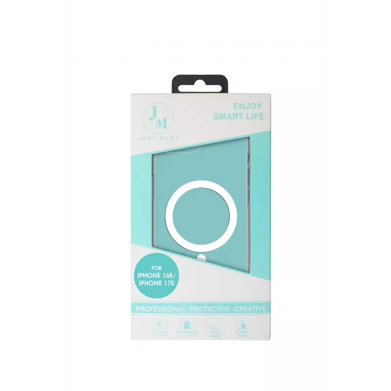 JUST MUST JM Crystal s MagSafe pre iPhone 16e/17e Clear