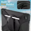 JUST MUST JM Rugged Case Grip pre Samsung Galaxy Tab A11+ s popruhom na nosenie čierna