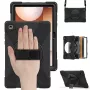 JUST MUST JM Rugged Case Grip pre Samsung Galaxy Tab A11+ s popruhom na nosenie čierna