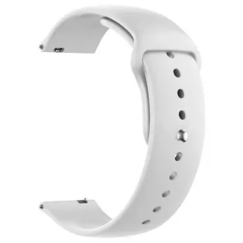 Just Must JM S1 remienok pre Galaxy Watch 4, 22 mm, biela