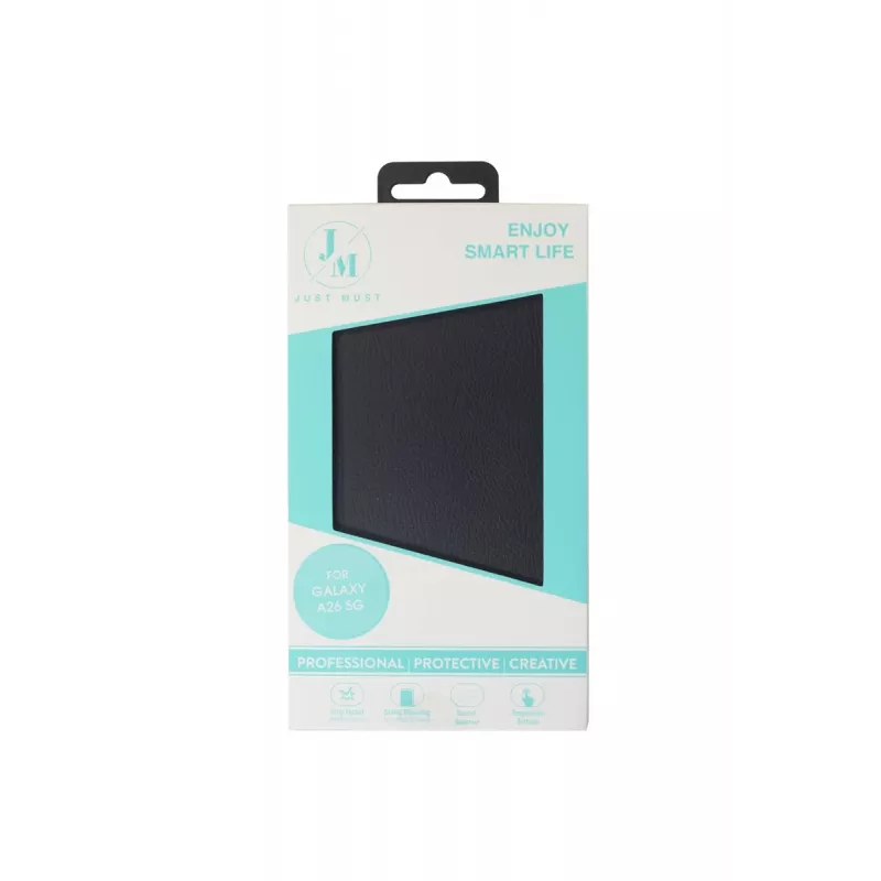 JUST MUST JM STAND FLIP CASE pre Galaxy A26 čierne