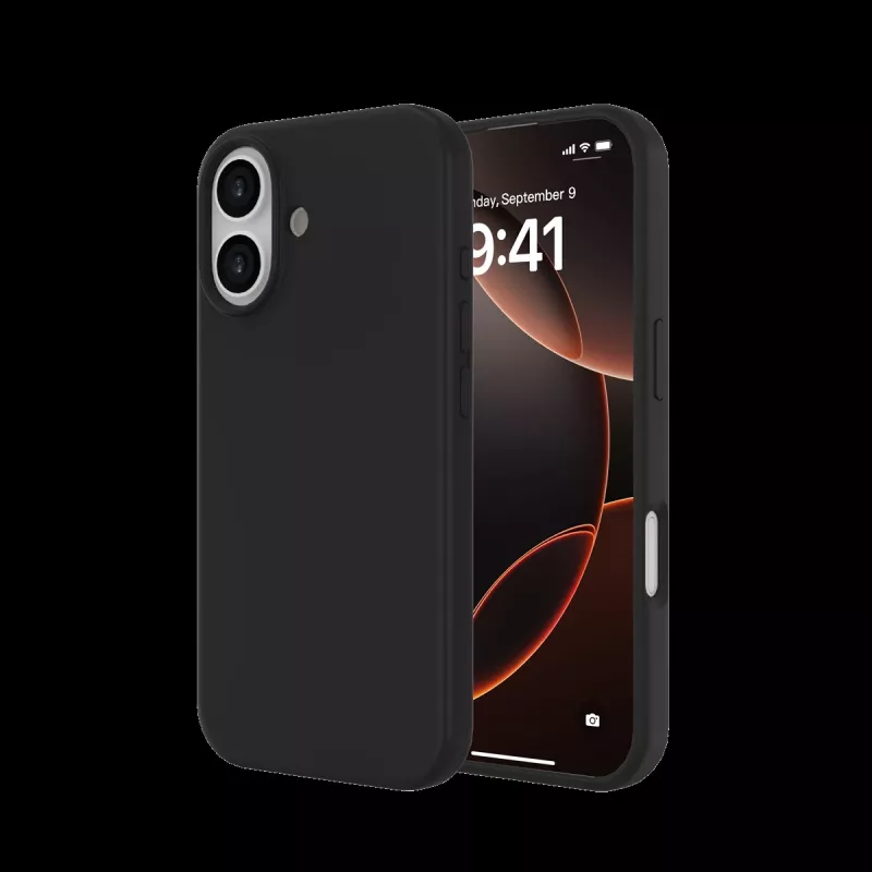 JUST MUST REGULAR DEFENSE SILICONE s MAGSAFE pre iPhone 17 čierna