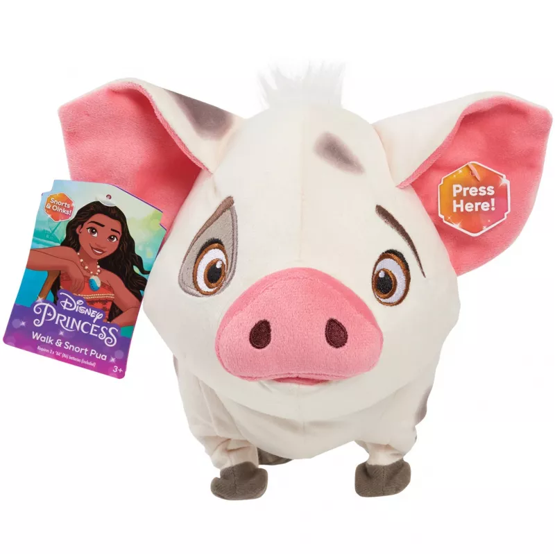 JUST PLAY Disney Moana Walk & Snort Pua interaktívna elektronická plyšová hračka