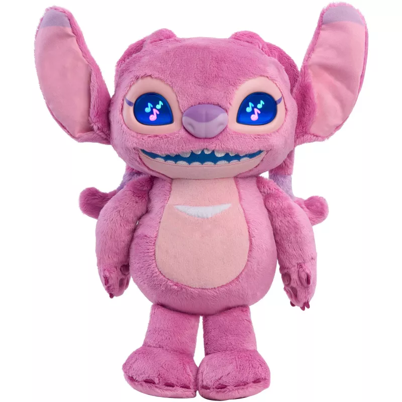 Just Play Disney Stitch Many Moods Angel plyšová hračka - ružová - 17,8 cm