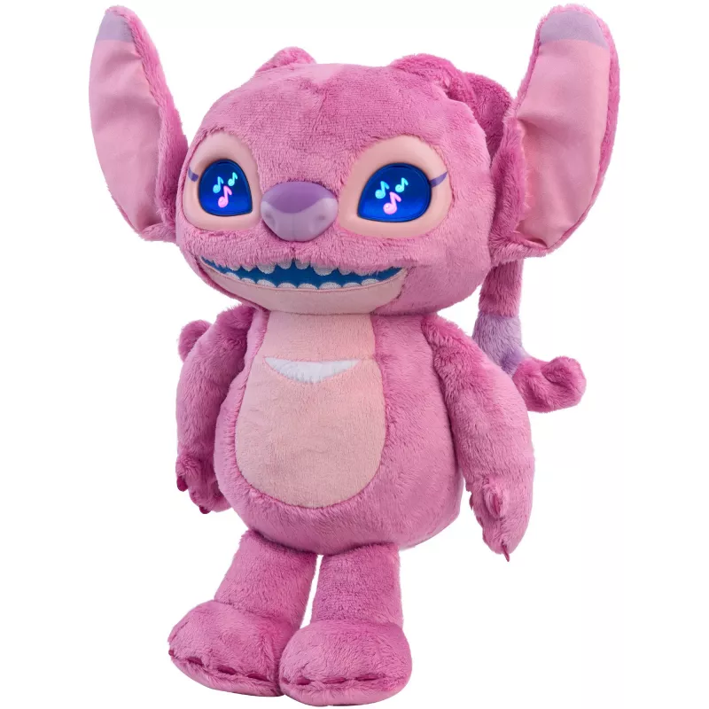 Just Play Disney Stitch Many Moods Angel plyšová hračka - ružová - 17,8 cm