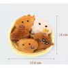 JUST PLAY Emotional Support Capybaras plyšová hračka 7 palcov hnedá/tan