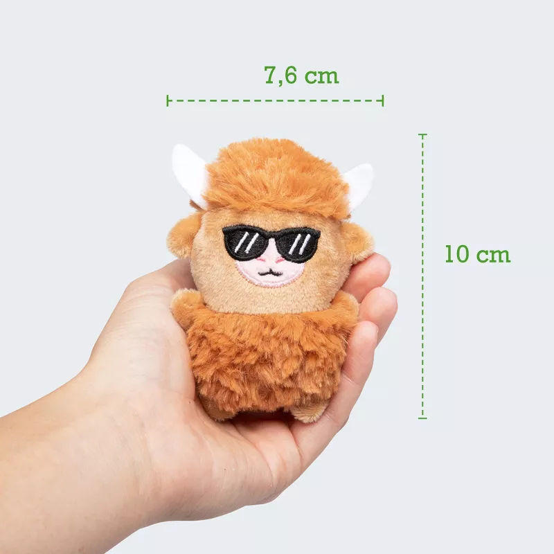 Just Play Emotional Support Highland Cow plyšová hračka - hnedá, 25 cm