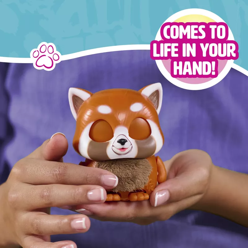 JUST PLAY furReal Handfuls – červená panda interaktívna plyšová hračka