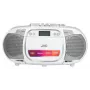 JVC RC-E451W prenosný CD prehrávač s FM/AM rádiom, AUX vstupom, Bass Boost, biela