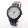 K&BROS unisex analógové quartzové hodinky 9426-2-435 43mm čierny ciferník kožený remienok