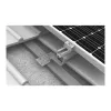 K2 Systems 1000001 strešný hák pre škridlové strechy, nerezová oceľ, základná doska 150x60x5 mm, rameno 30x6 mm
