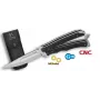K25 02263 balisong motýlikový nôž CNC čepeľ guľôčkové ložisko