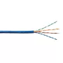 Kábel Emiter Net UTP (U/UTP) Cat.5e, Linka, 4x2x24AWG, PCW, modrý