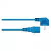 KABELMEISTER SK0130-B050 Rohový Schuko na C13 napájací kábel, modrý, 5m