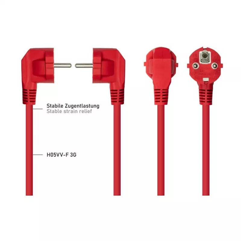 KABELMEISTER SK0190-R018 napájací kábel Schuko na IEC C13 1,8m čierny