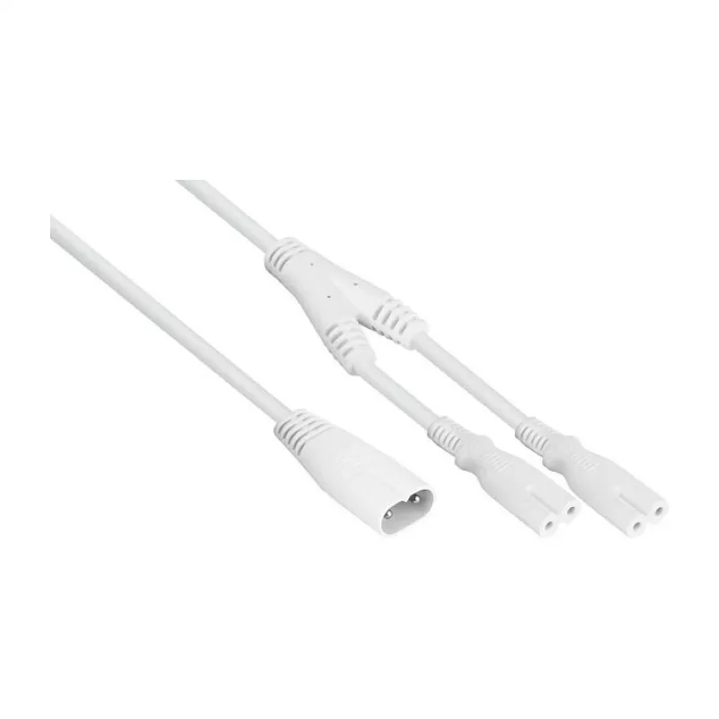 KABELMEISTER SK0877-W003 napájací rozbočovací kábel IEC C8 na 2x IEC C7, 0,3 m, čierny