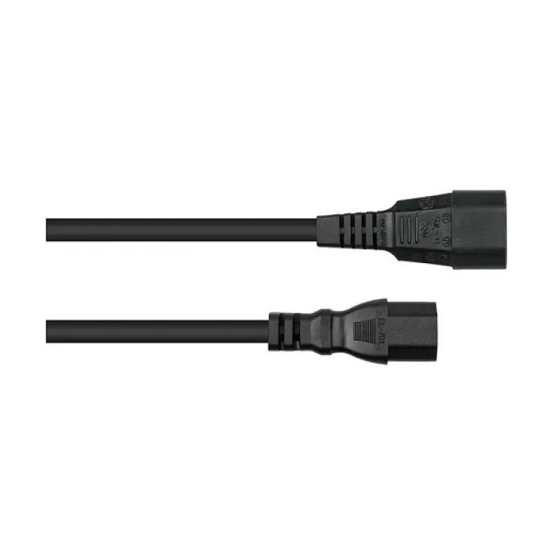 Kabelmeister SK1450-S050 IEC C14-C15 napájací kábel 5m, 10A, 250V, čierny