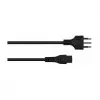 Kabelmeister SK6505-S018 napájací kábel - taliansky typ I konektor samec na IEC C5, čierny, 1,8m