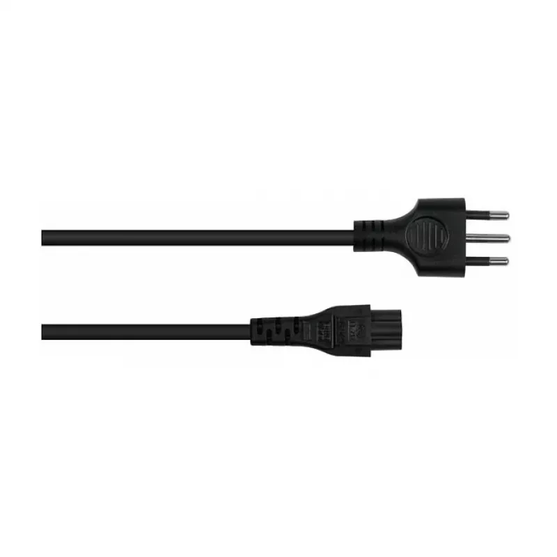 Kabelmeister SK6505-S018 napájací kábel - taliansky typ I konektor samec na IEC C5, čierny, 1,8m