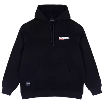Kamuflage Supra mikina s kapucňou čierna L