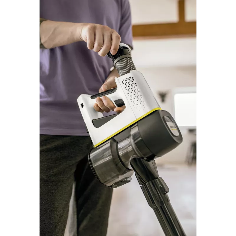 Kärcher VC 4 Cordless myHome Car akumulátorový vysávač, bez vrecka, 0,65 l objem, biela