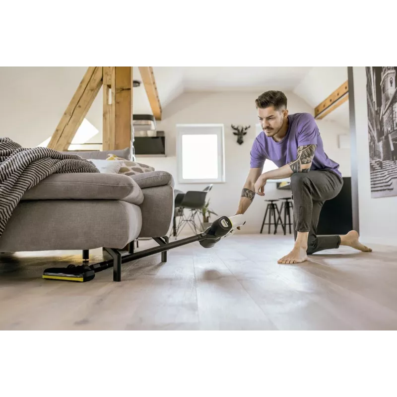 Kärcher VC 4 Cordless myHome Car akumulátorový vysávač, bez vrecka, 0,65 l objem, biela