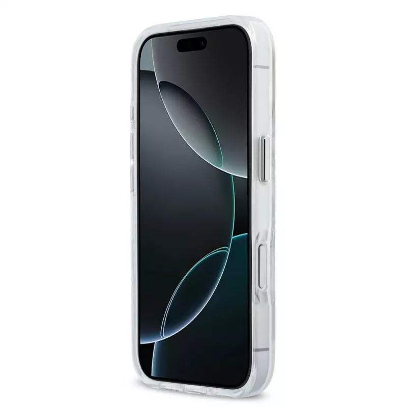 Karl Lagerfeld Apple iPhone 18 Pro Max HC MagSafe IML Clear Case s logom Karl Script transparentné