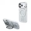 Karl Lagerfeld iPhone 18 Pro Max / 17 Pro Max MagSafe IML Ring Stand 360 Kameo Metal transparentné puzdro