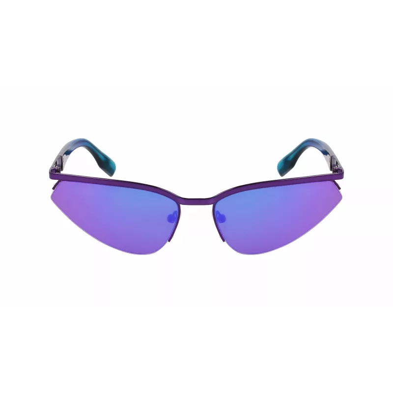 KARL LAGERFELD KL352S6117500 unisex obdĺžnikové slnečné okuliare čierna/sivá 61 mm