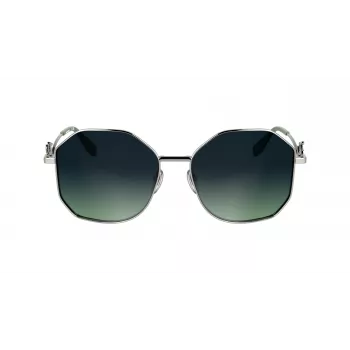 KARL LAGERFELD KL358S-041 dámske slnečné okuliare - čierny rám, sivé sklá, 57 mm